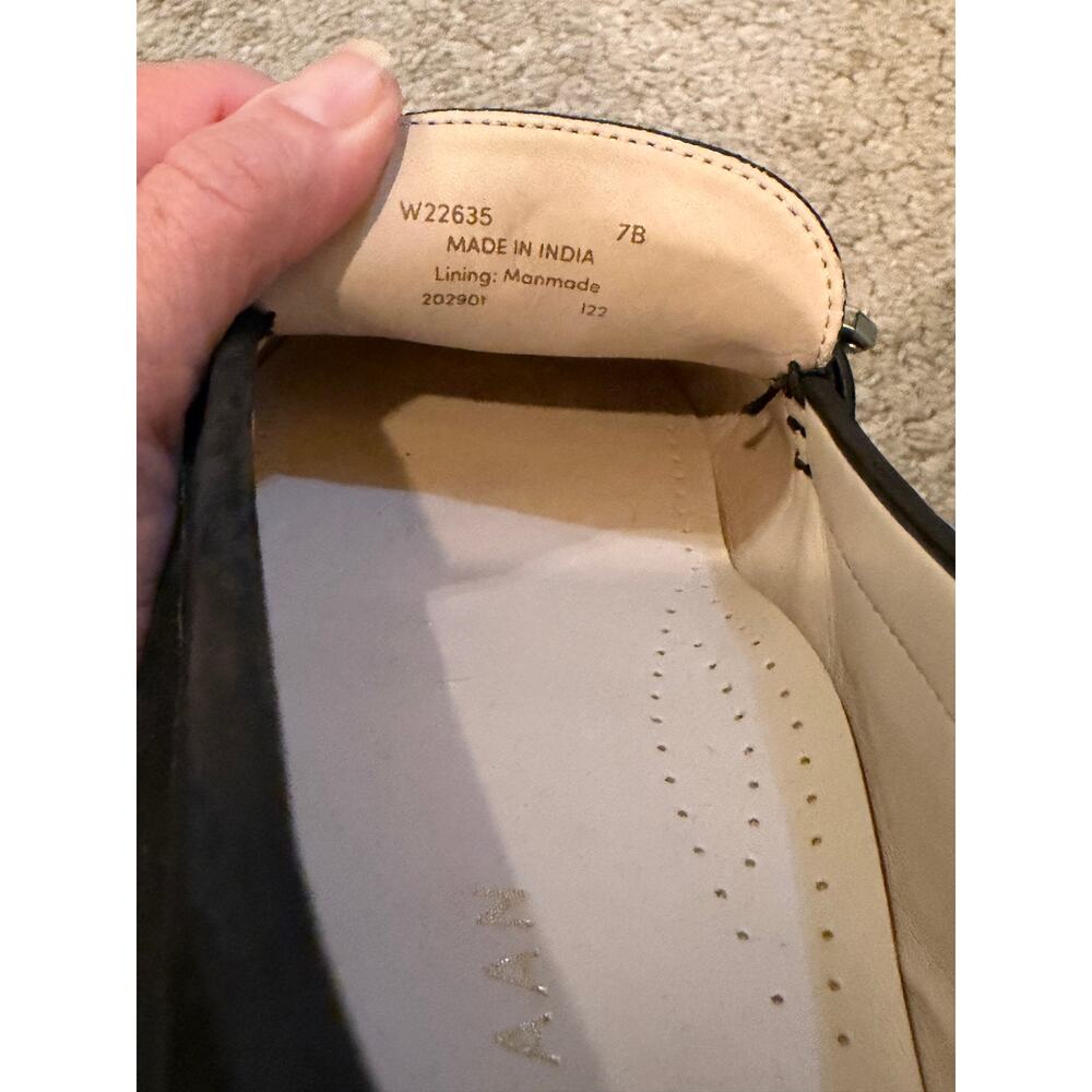 Cole Haan Womens 7B Black Nubuck Driving Loafers Moc Toe Slip On Comfort - Picture 8 of 8